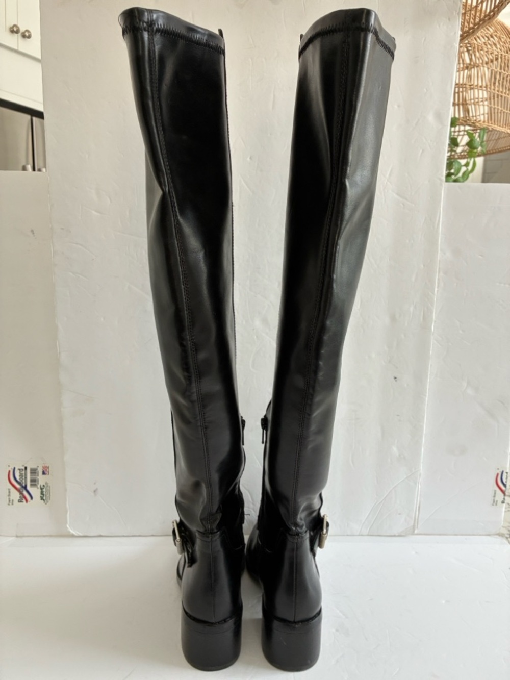 DV by Dolce Vita Elyse Over-The-Knee Buckle Block Heel Riding Boots Size 6.5 NEW - Picture 7 of 9